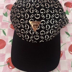 Guess Black Cap with Logo